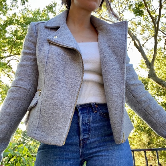 Light Gray Jacket w/ Gold Details - Picture 2 of 7